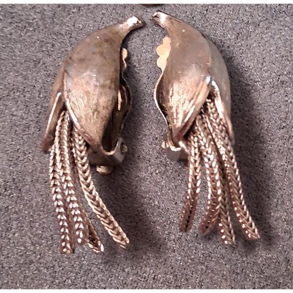 Vintage Mesh Tassel Earrings Hope Chest